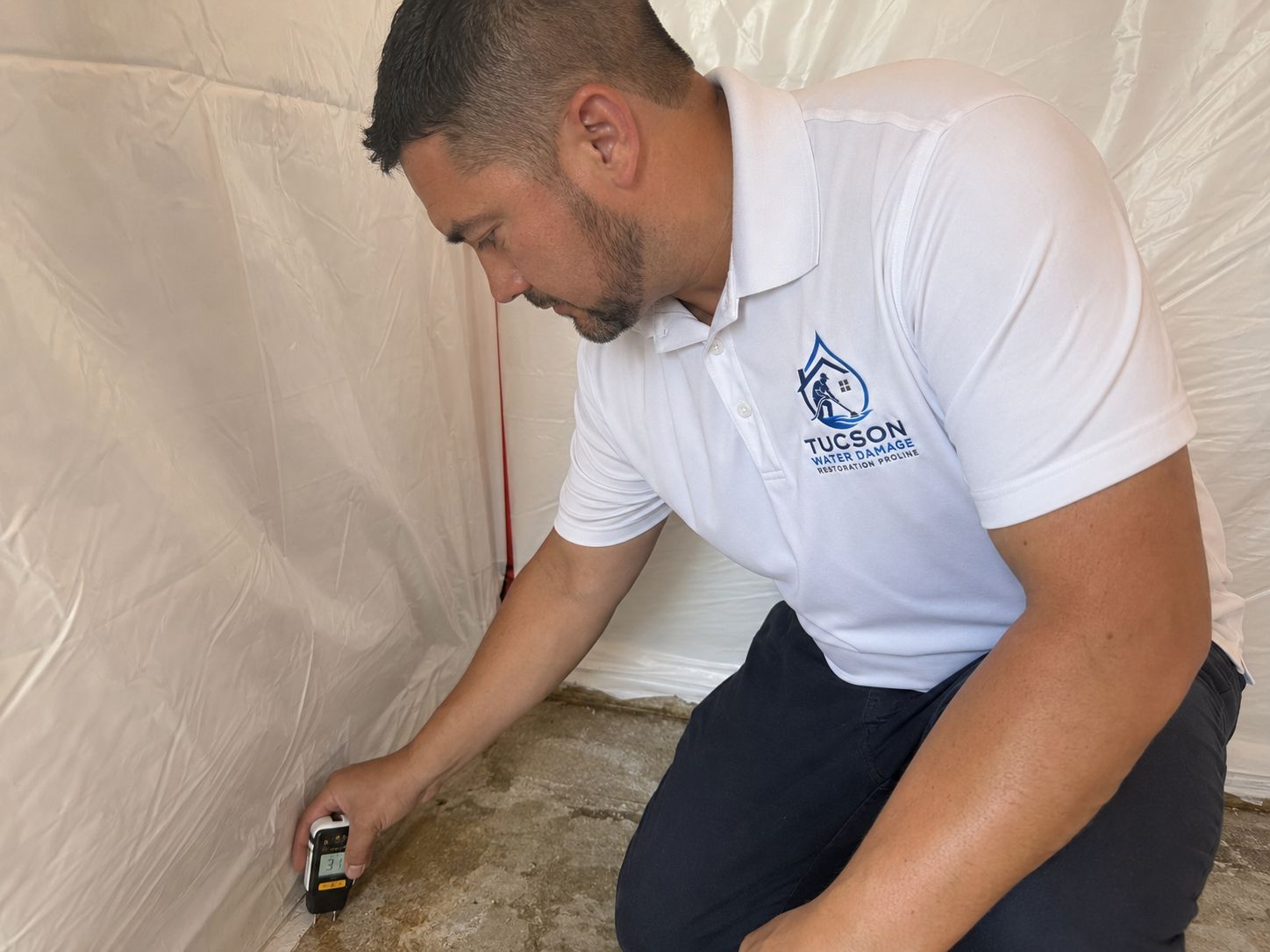 Moisture detection in a Tucson home