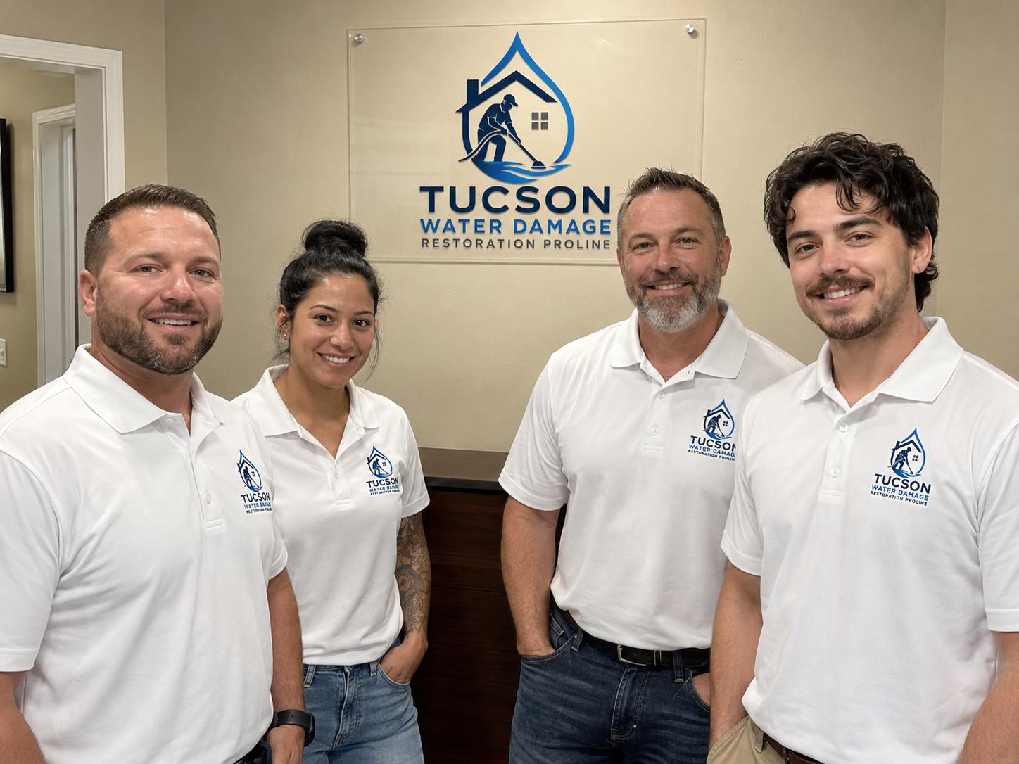 Tucson Water Damage Restoration Proline crew on site